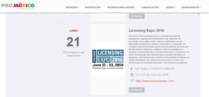 Promexico en Licensing Expo 2016 de Las Vegas