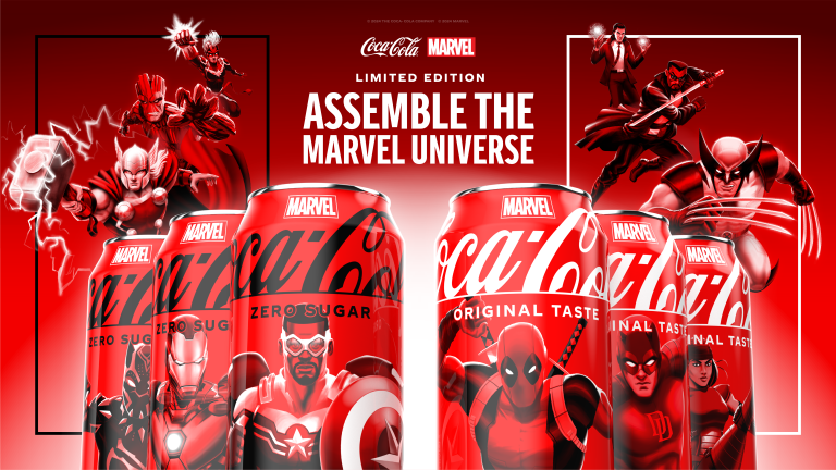 Coca Cola X Marvel.