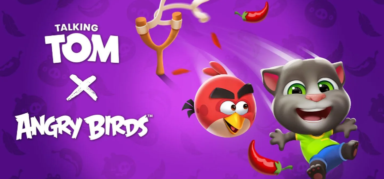 Talking Tom X Angry Birds