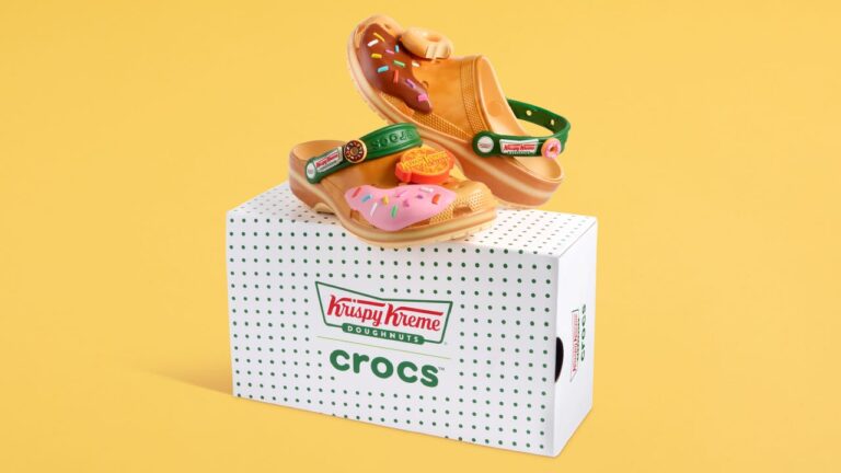 Krispy Kreme y Crocs lanzan calzado inspirado en donas de edición limitada