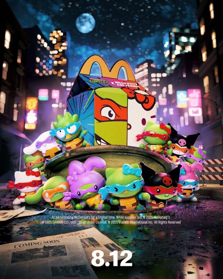McDonald’s lanza Happy Meal con Tortugas Ninja y Hello Kitty