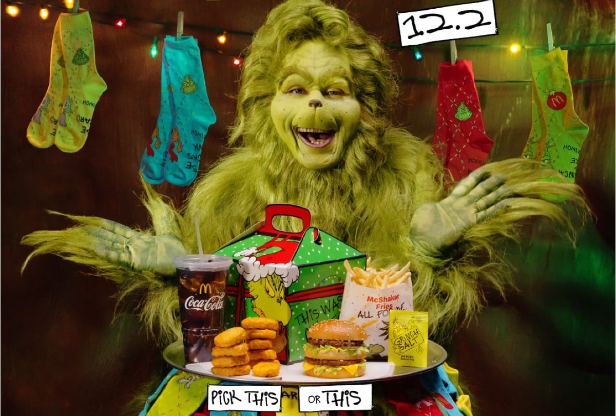El anuncio del nuevo menú de El Grinch ha causado sensación entre ...