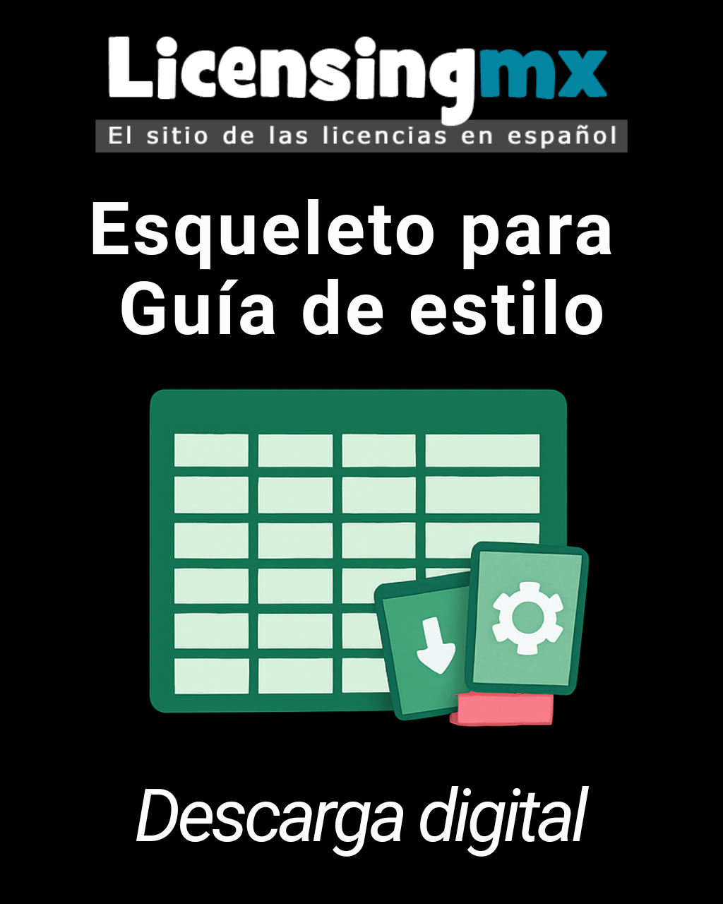 Esqueleto profesional para guía de estilo