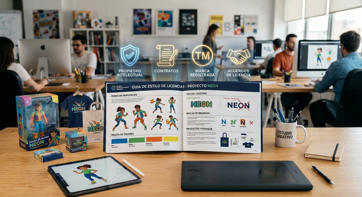 Ejemplo de guía de estilo profesional utilizada para licenciar personajes y marcas