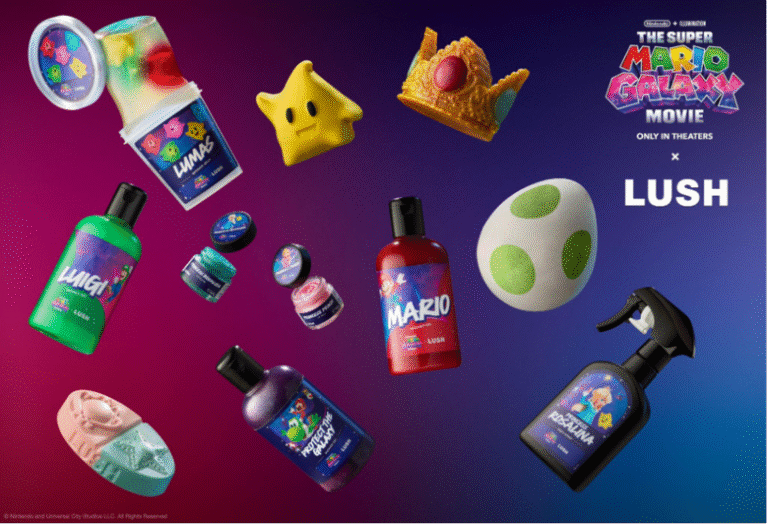 Lush lanzará colección limitada inspirada en la película Super Mario Galaxy