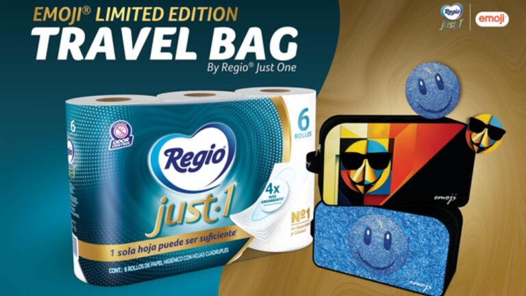 Emoji Company y Regio Just 1 lanzan promoción de bolsas de viaje edición limitada en México