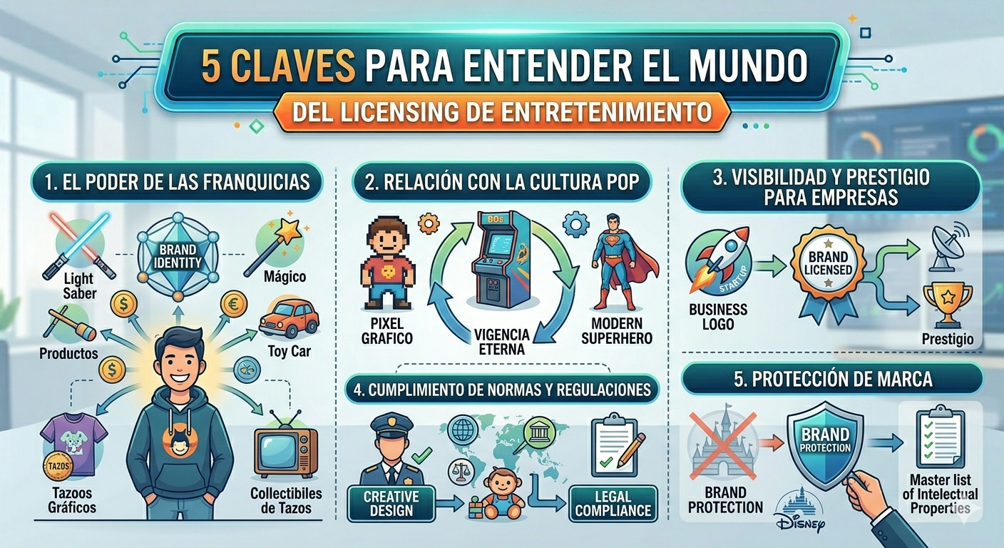 5 Claves para Entender el Mundo del Licensing de Entretenimiento