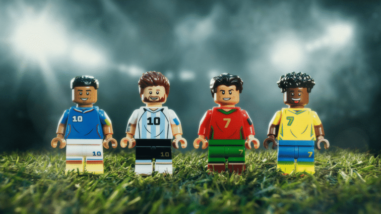 LEGO se asocia con grandes estrellas del fútbol para celebrar el deporte rey