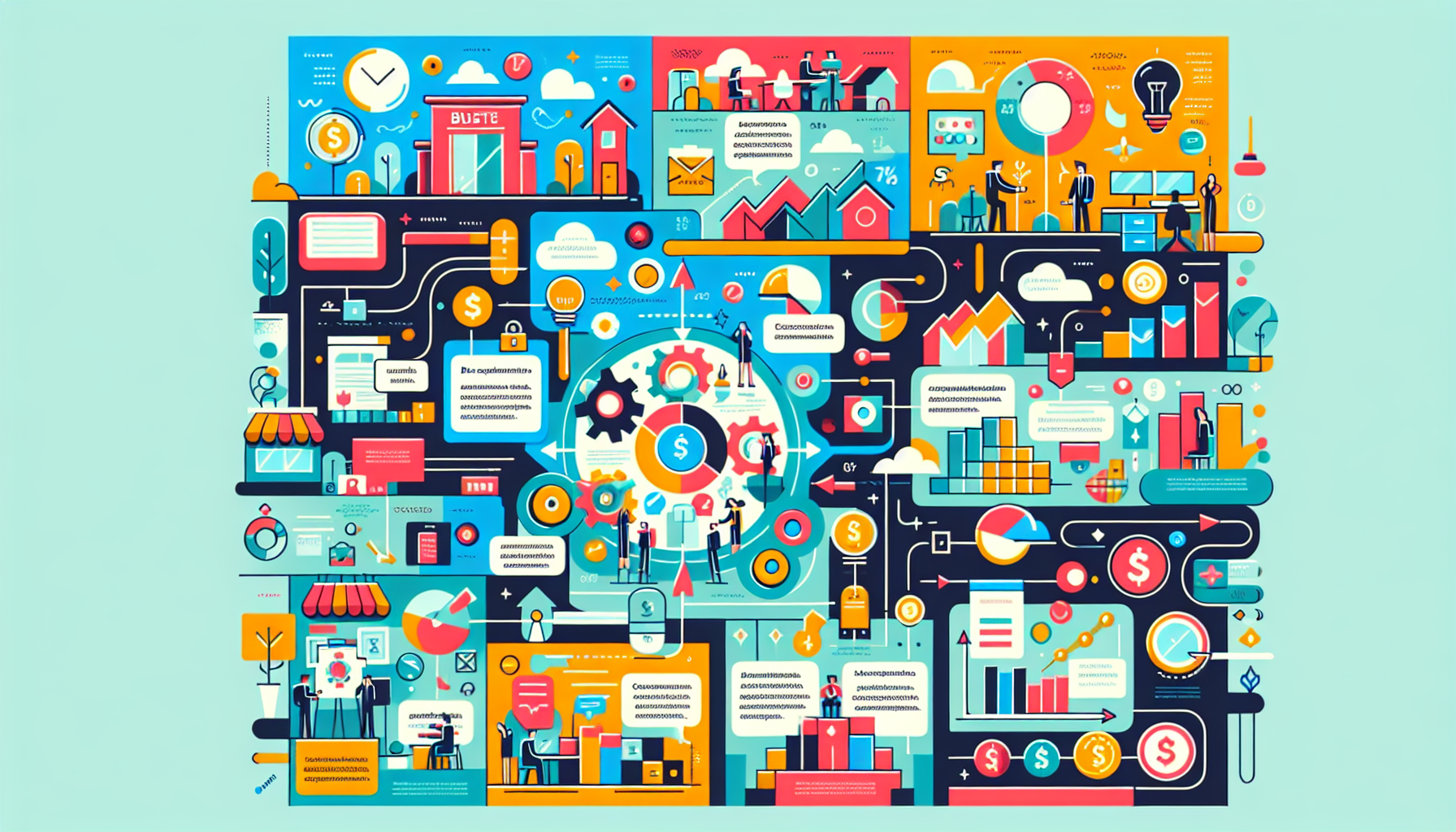 Ilustración editorial sobre commodification en licensing