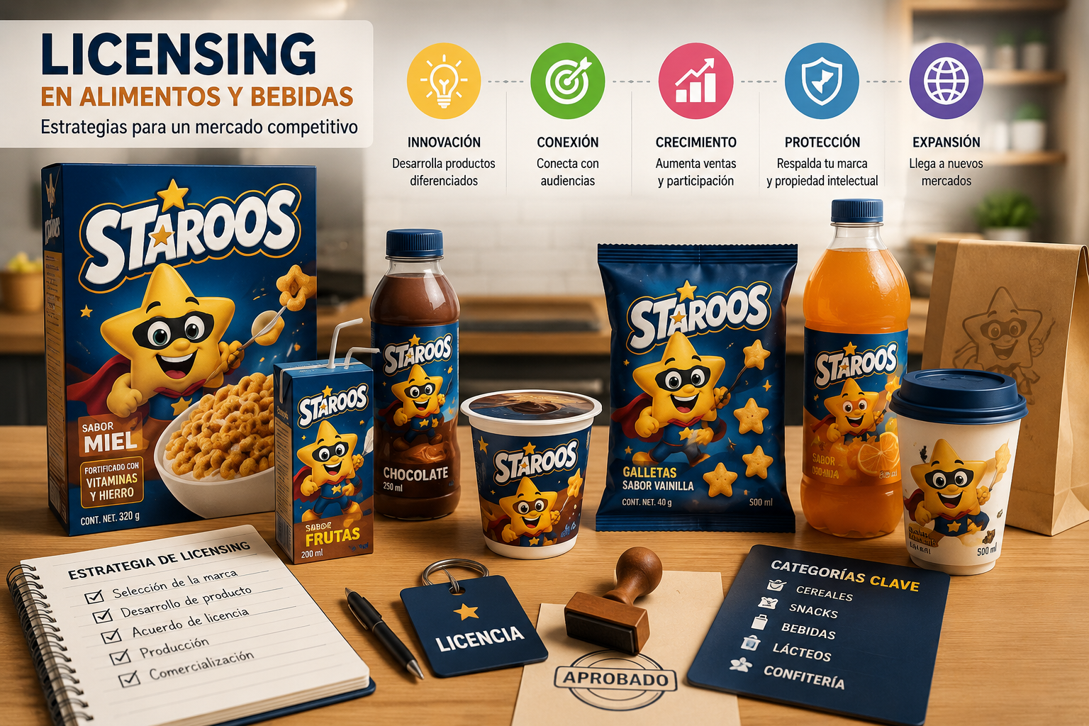 Licensing en alimentos y bebidas: Estrategias para un mercado competitivo