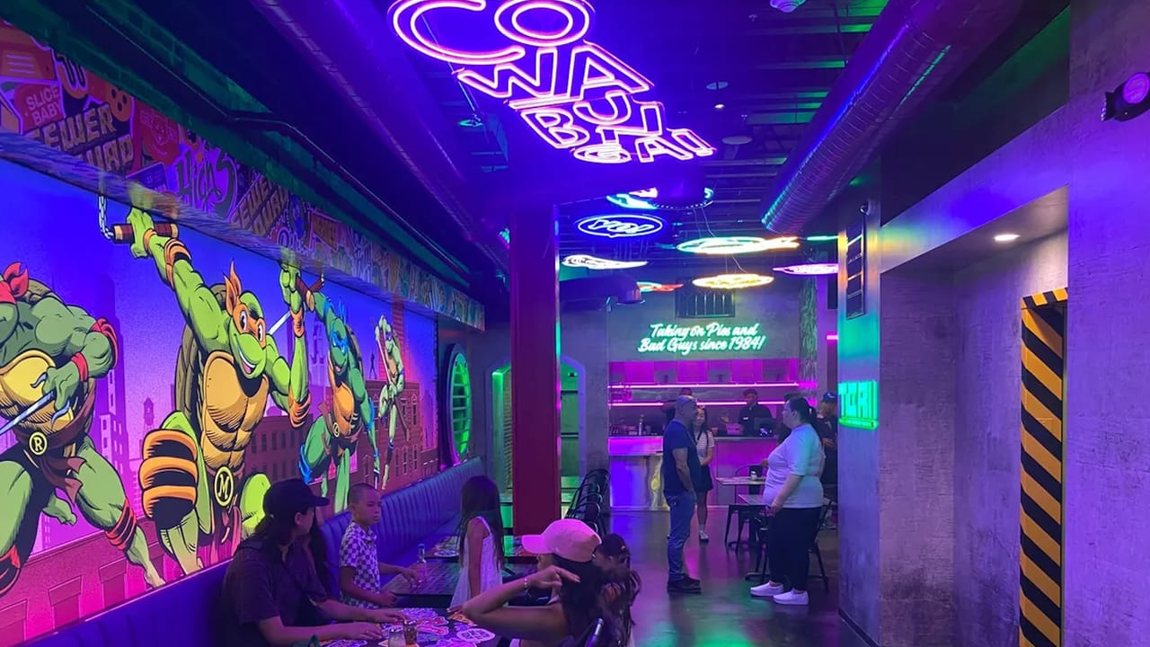La primera pizzería de las Tortugas Ninja abre en Santa Mónica