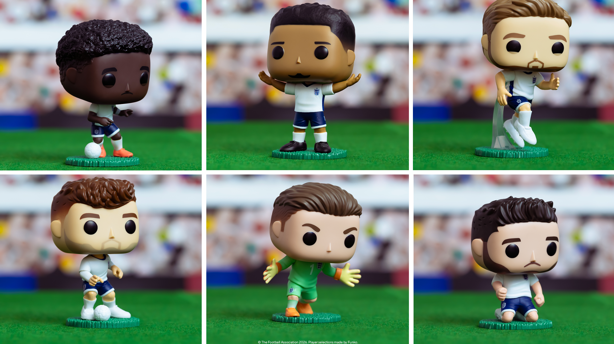 Funko presenta su colección oficial de la Selección Nacional de Fútbol de Inglaterra