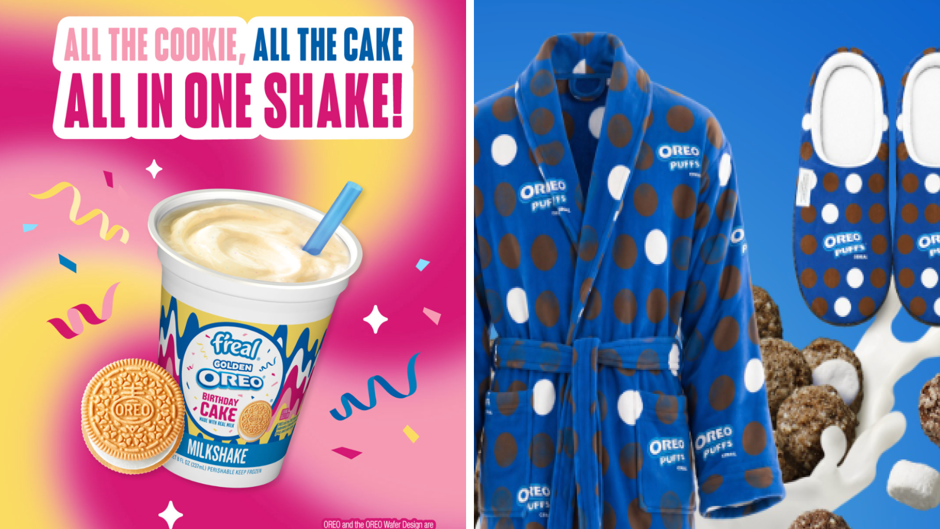 Oreo lanza colaboraciones con F’real y Post Cereal